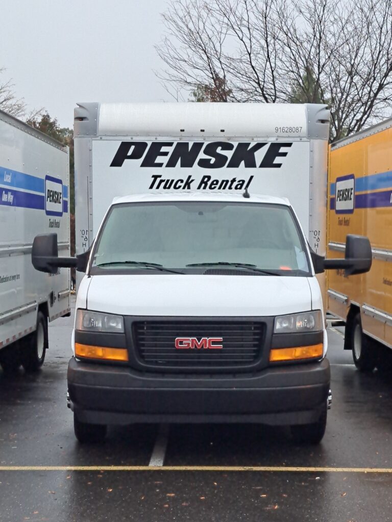 Drive a Penske Truck Towing a Car